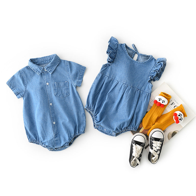 LITTLE DENIM DAYS ROMPER