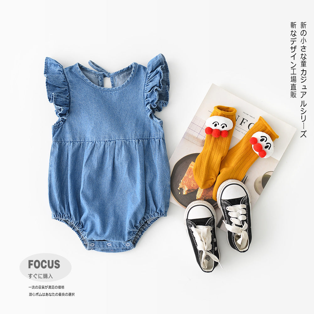 LITTLE DENIM DAYS ROMPER